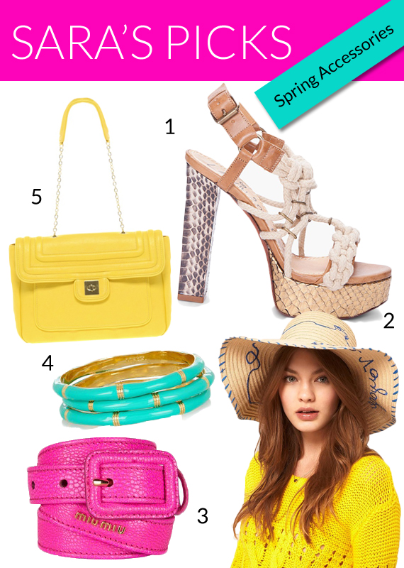 summer 2012 trends bright colored accessories